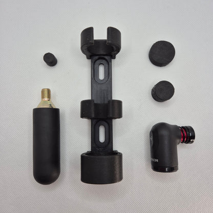 Fahrrad-Halterung inklusive Gaspatrone