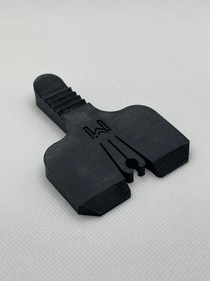Brake pad holder to click in